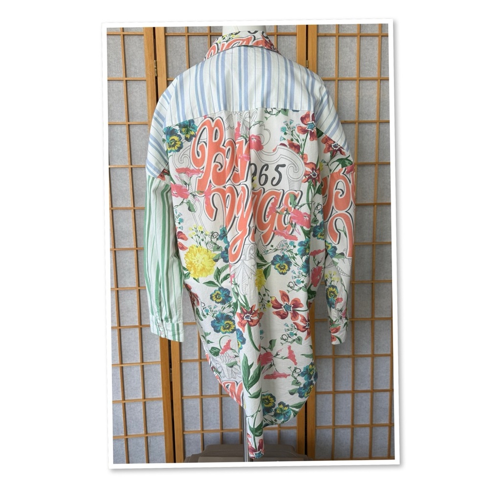 Anthropologie Poplin Long-Sleeve Button-Down Shirt - Picture 4 of 16